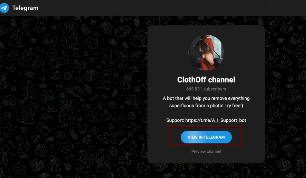 Clothoff Telegram Bot