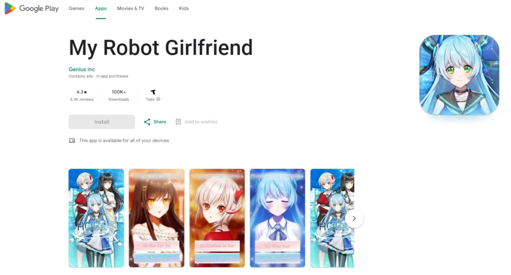 My Robot Girlfriend